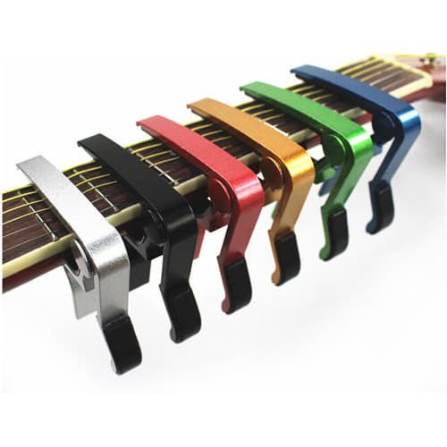 Capo Gitar Ukulele Aluminium - Black