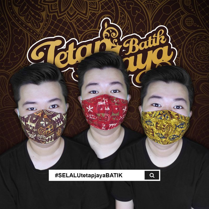 MASKER BATIK PREMIUM, MASKER BATIK, MASKER SCUBA, MASKER PREMIUM, TETAP JAYA BATIK