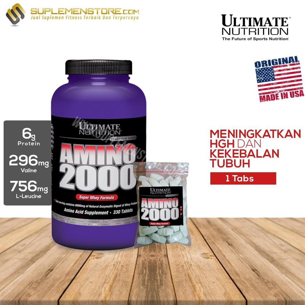 Original Amino 2000 Ecer Pertablet Ultimate Nutrition