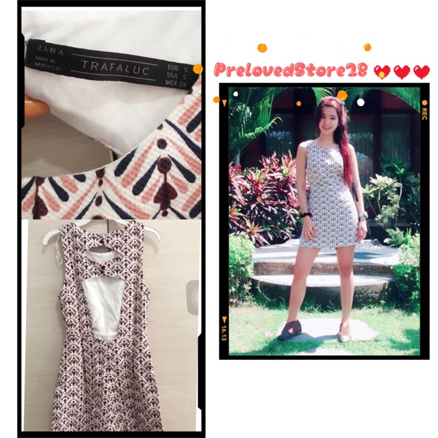PRELOVED Jumpsuit ZARA / Mini Jumpsuit / Jumpsuit Backless / Jumpsuit ZARA