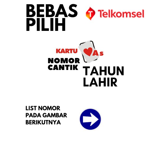 Nomor Cantik Telkomsel Kartu As Cantik Nomor Cantik As Tahun Lahir Murah 4G LTE