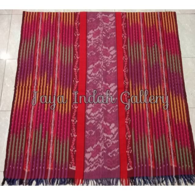 Kain Tenun Ikat Tradisional Blanket Pelangi (BPL 001)