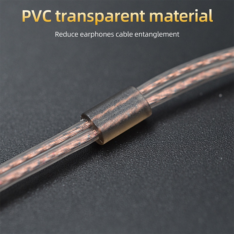 KZ OFC cable High purity oxygen-free copper flat upgrade line 2Pin for ZS10 EDX EDC ZST ZSN ZEX Pro X