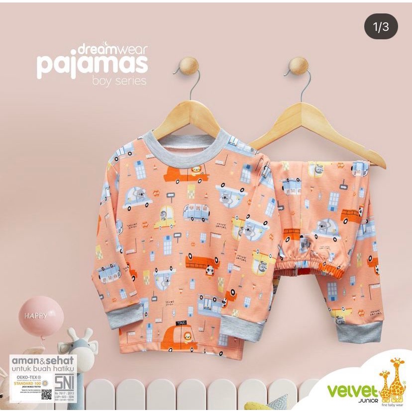 Baju Tidur Piyama Anak Laki-Laki Perempuan Velvet Junior Big Size 2 3 4 5 6 7 8 9 10 tahun