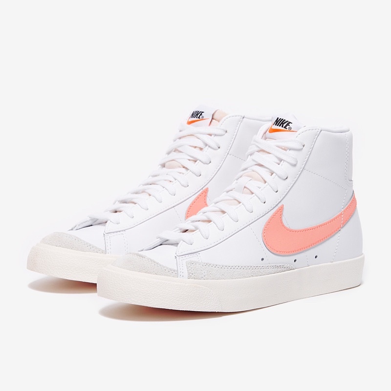 orange nike blazer mid