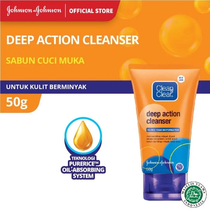 Clean &amp; Clear Deep Action Cleanser 50gr