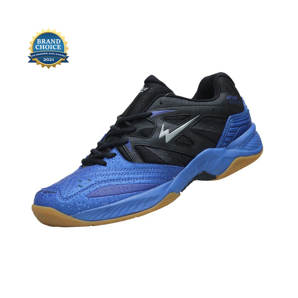 Eagle Blaze Sepatu Badminton - Biru Hitam