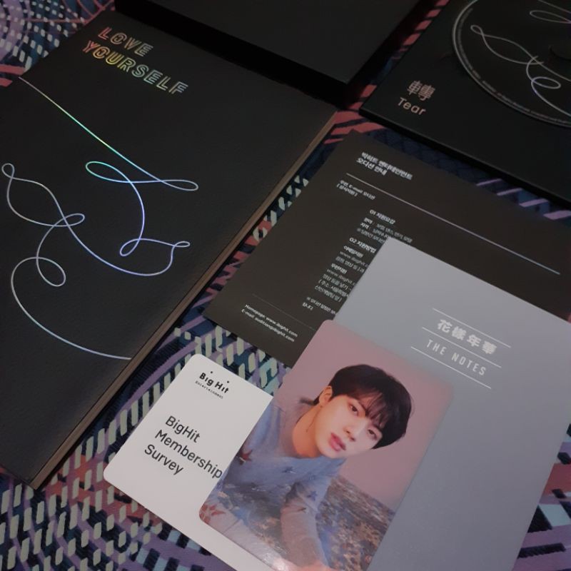 UNSEALED BTS ALBUM LY TEAR O + PC SEOKJIN/JIN