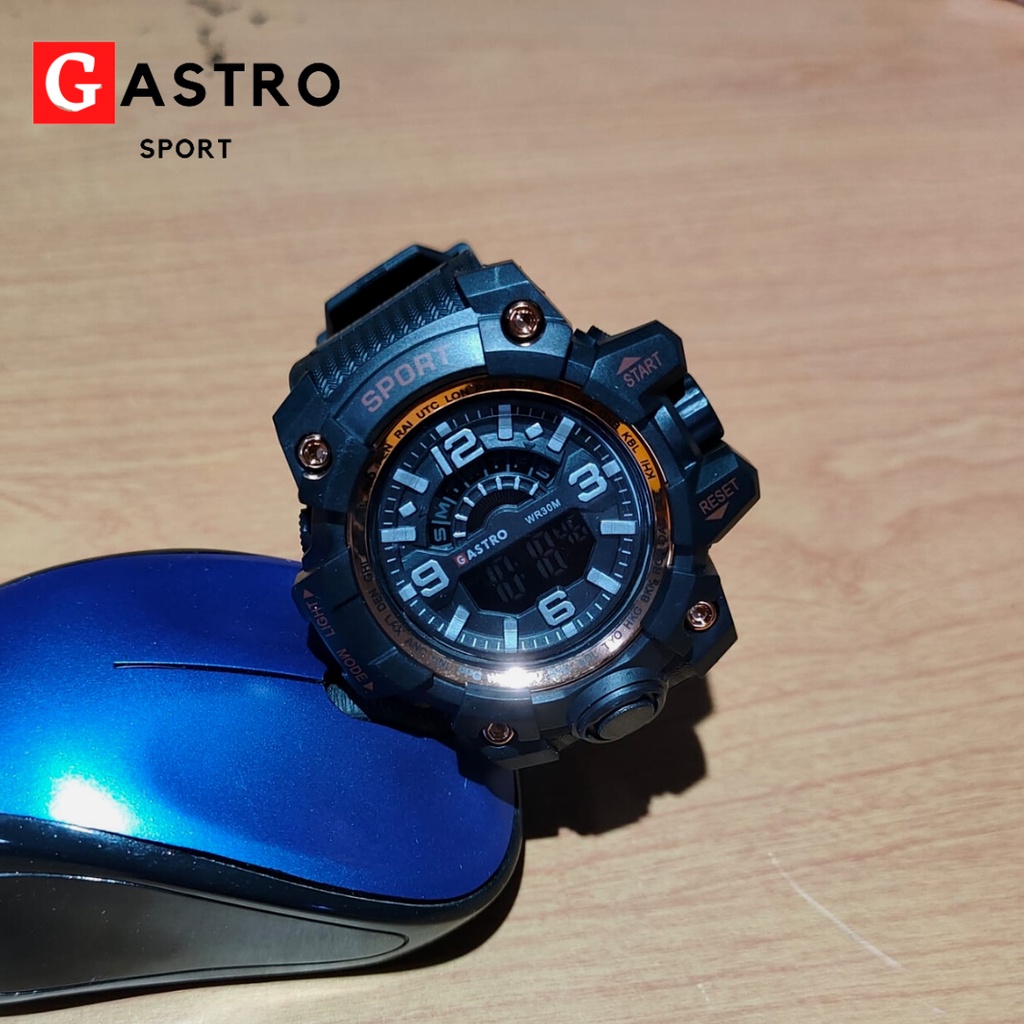 NEW JAM TANGAN DIGITAL GASTRO SPORT TALI RUBBER JAM TANGAN COWOK REMAJA MURAH
