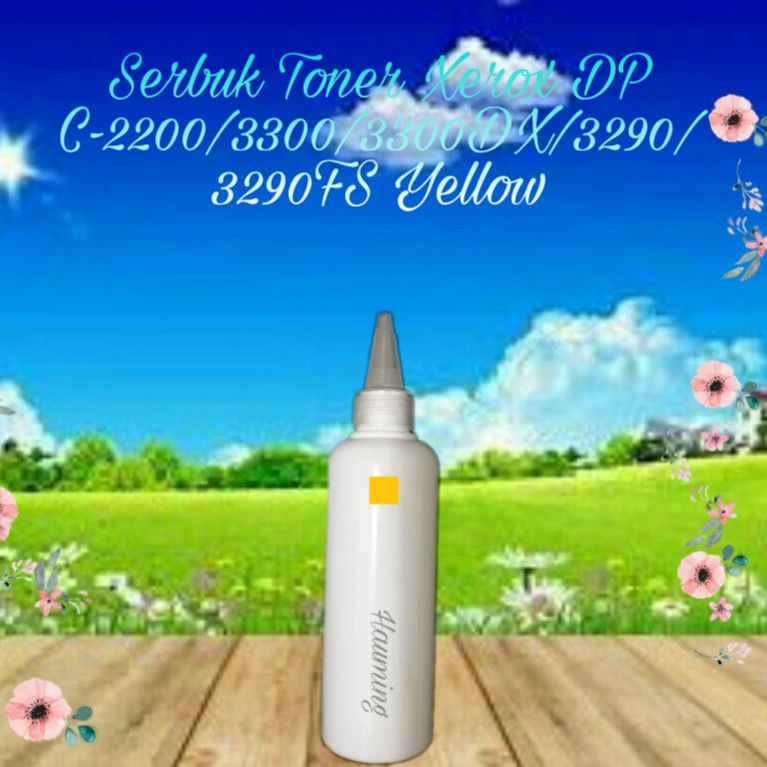 Serbuk Toner Fuji Xerox Docuprint C2200 C3300 C3300DX C3290 C3290FS C-2200 3300 3290 Yellow