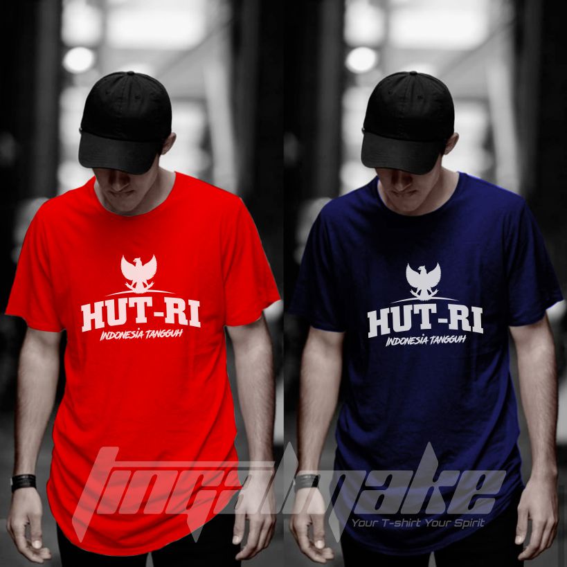 Kemerdekaan | Kaos HUT RI 77 Indonesia Tangguh | Kaos Kemerdekaan RI 77 | Baju Hut Ri