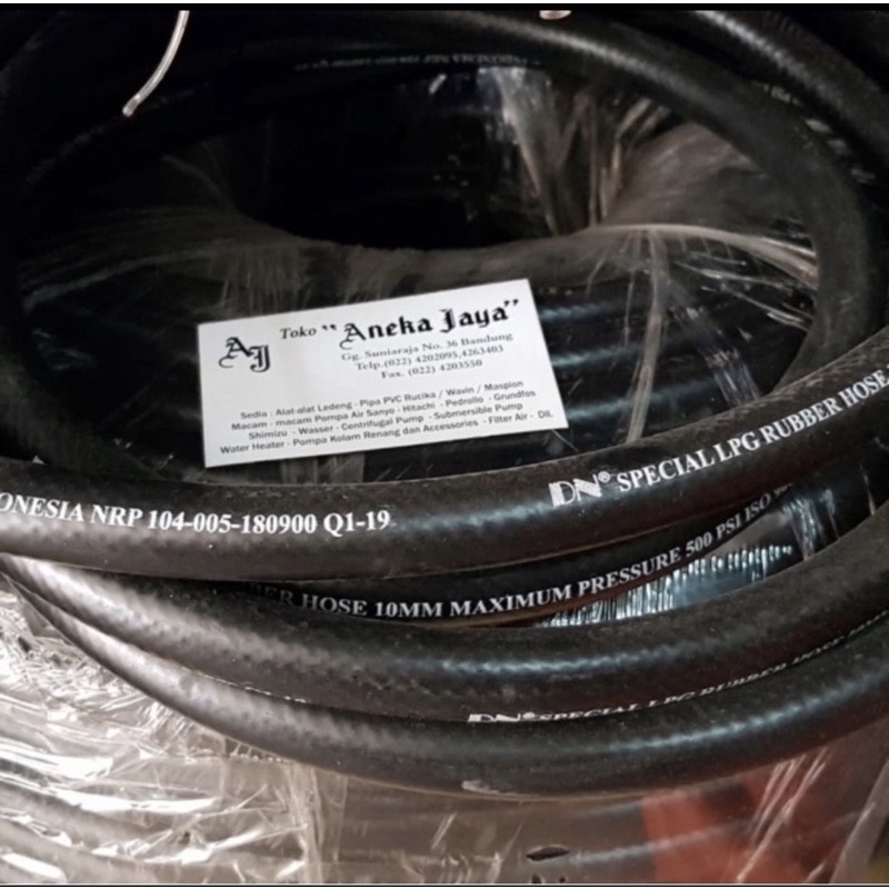 Selang Gas Special LPG RUBBER DN SPECIAL panjang 1,5meter