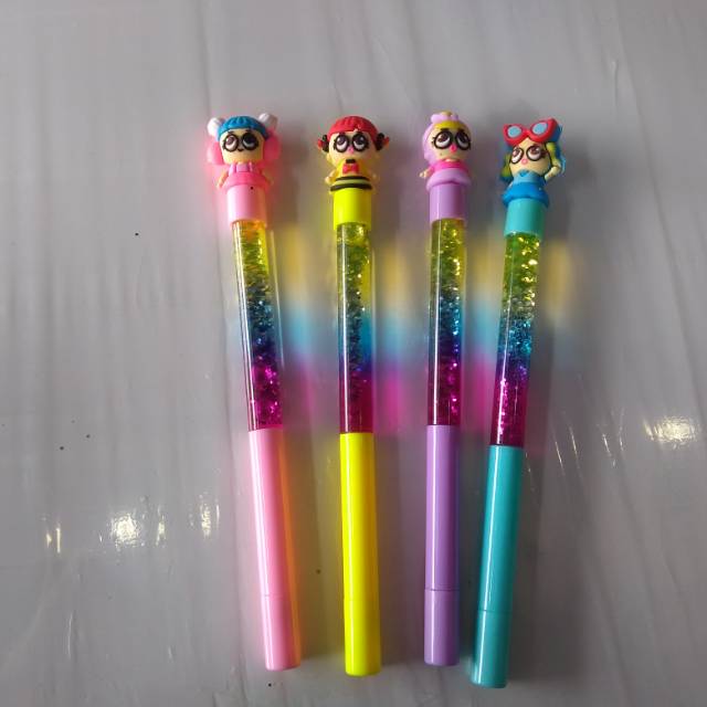 

PULPEN GEL KARAKTER GLITER LUCU DAN UNIK