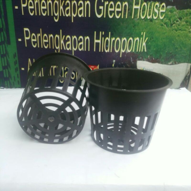 Netpot Diameter Atas 9 cm Diameter Bawah 7 cm Tinggi 7,5 cm