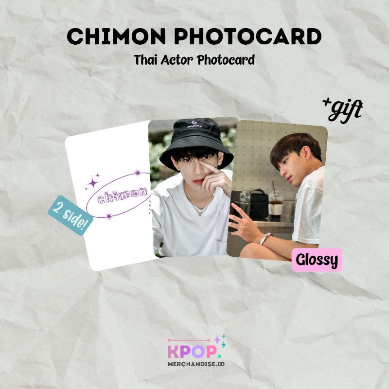 CHIMON WACHIRAWIT PHOTOCARD THAI ACTOR RAIKANTOPENI