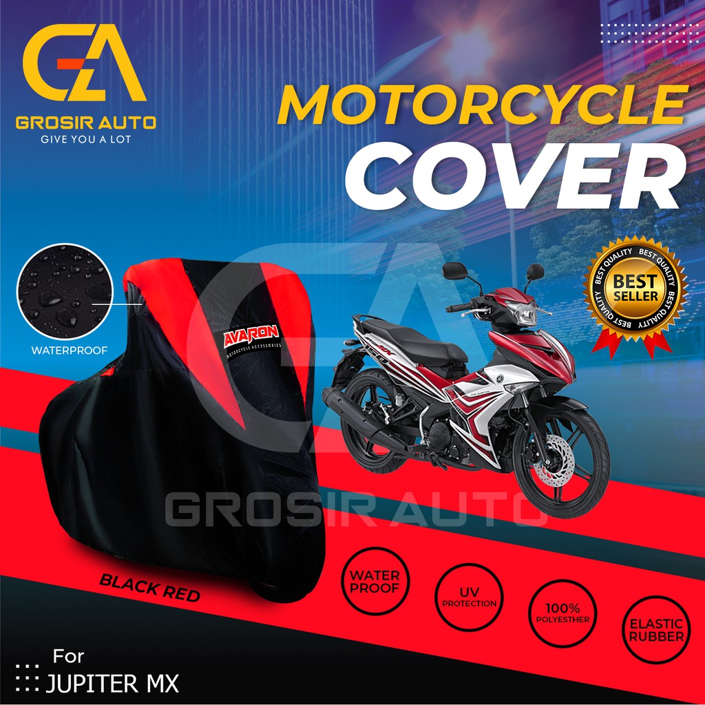 Sarung Motor AVARON JUPITER/ Penutup Pelindung Body Cover Motor Warna Anti Air Merk Avaron