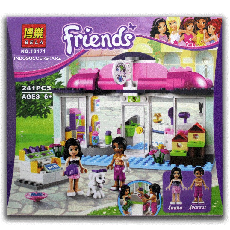 Mainan anak lego - LEGO BELA 10171 Friends Pet Salon