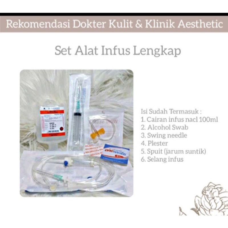 Big Promo Turun Harga Paket Infus Set Lengkap Rekomendasi Klinik Kecantikan Whitening Vitamin C Shopee Indonesia
