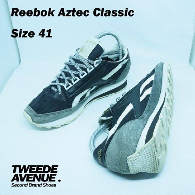SEPATU SNEAKERS REEBOK AZTEC BLACK CASUAL PRIA (SECOND)