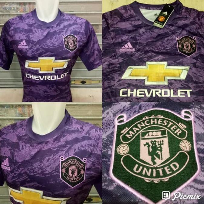 Jersey Bola Manchester_United Gk Kiper 2019/2020 Grade Ori