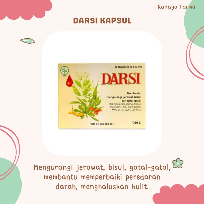 Darsi Kapsul isi 12 Pembersih Darah