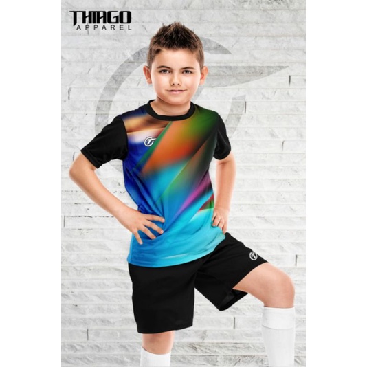 KAOS FUTSAL ANAK/JERSEY BOLA ANAK TANGGUNG/STELAN OLAHRAGA ANAK/BAJU BOLA ANAK UMUR 14