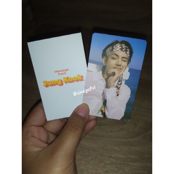 PC Butter TAEHYUNG peaches bundle Massage card jungkook