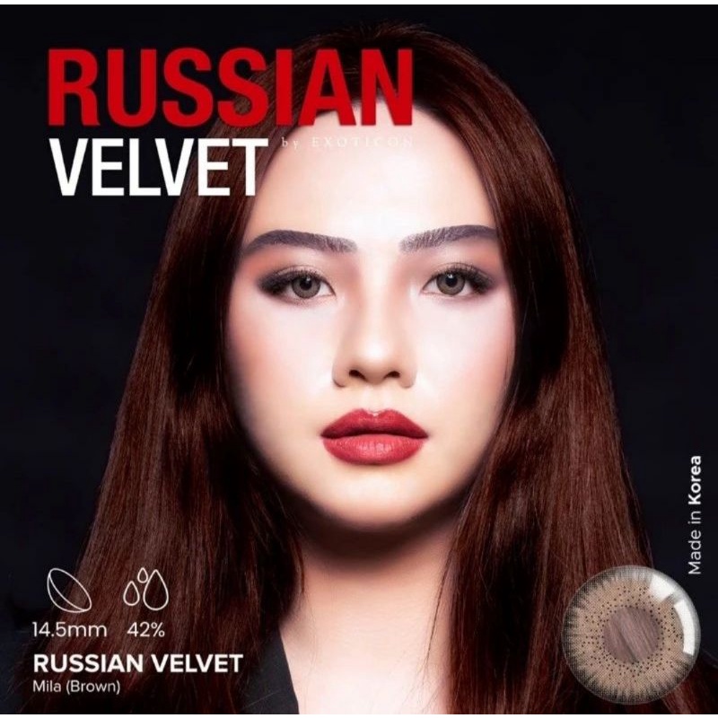 SOFTLENS X2 RUSSIAN VELVET NORMAL MINUS MADE IN KOREA ORIGINAL