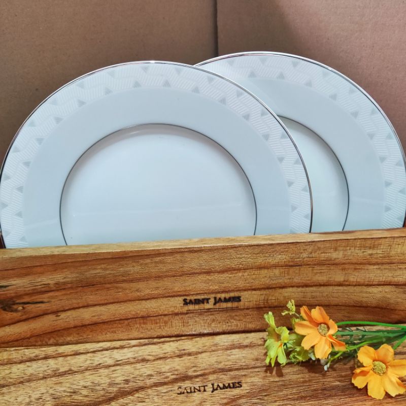 Salad Plate Rim Platinum Saint James Hankook
