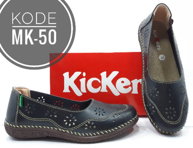 Sepatu Kickers Wanita Slip On Kode MK-50-6