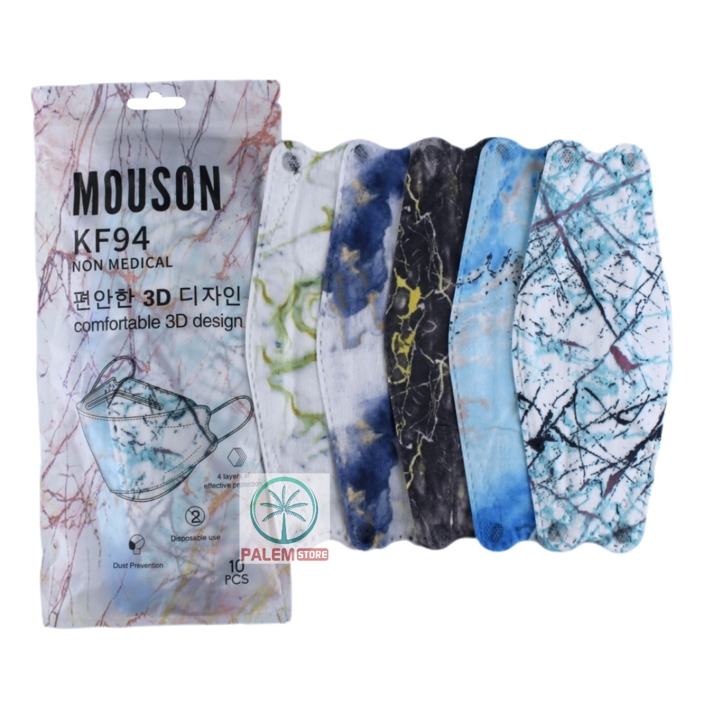 MASKER MOUSON KF94 ISI 10 PCS - MASKER KOREA - MASKER MOTIF