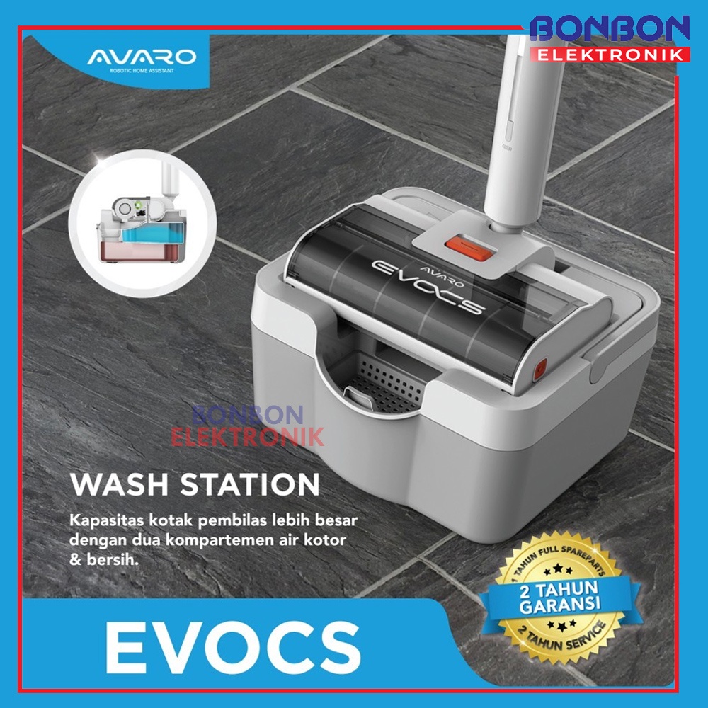 AVARO Evocs Vacuum Cleaner Cordless - Alat Pel Canggih Wet &amp; Cleaning