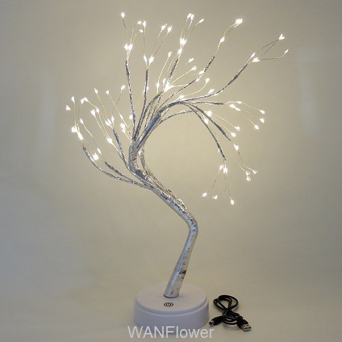 WANFlower Table Lamp Pohon 108LED - Silver, Poromo 10.10