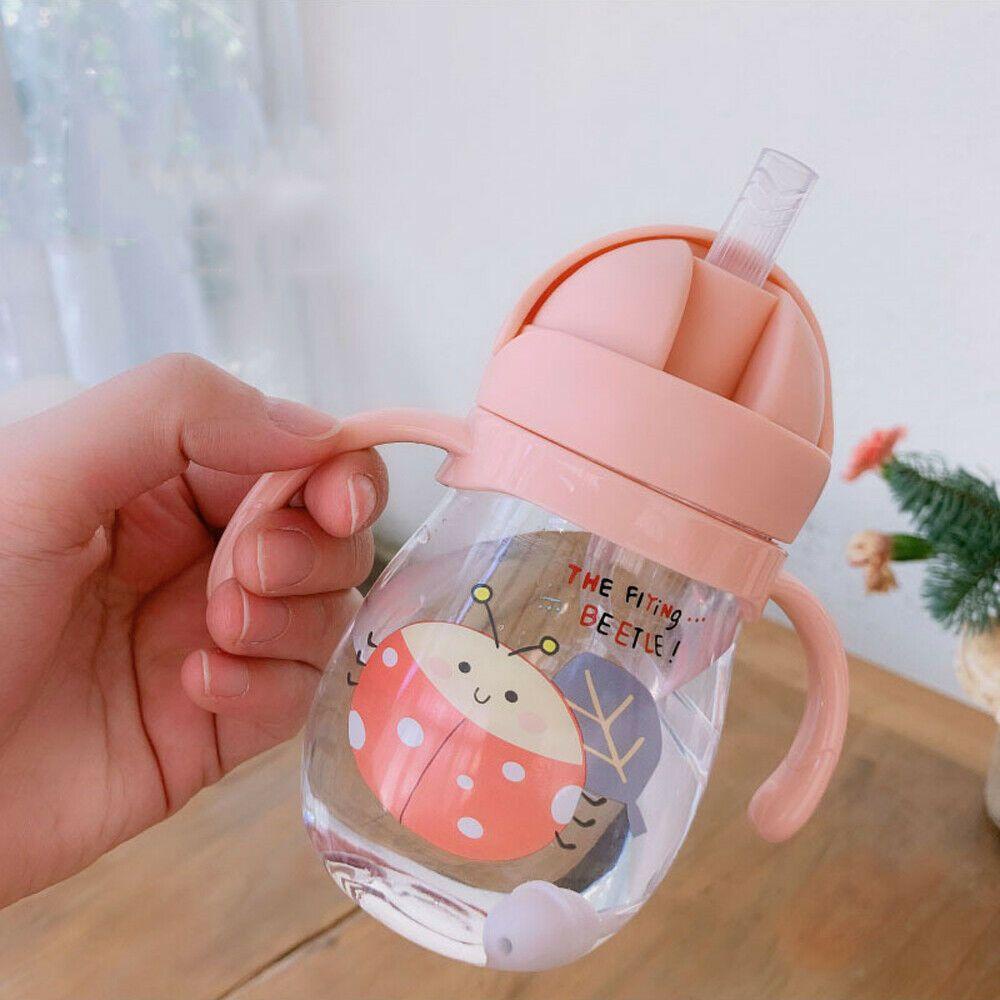 Populer Botol Air Minum Outdoor Travel Kartun Lucu Cangkir Air 350ml