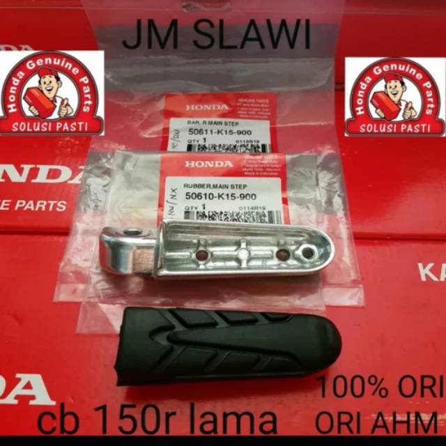 Karet foot step depan cb 150r lama cb 150r old ori honda ahm