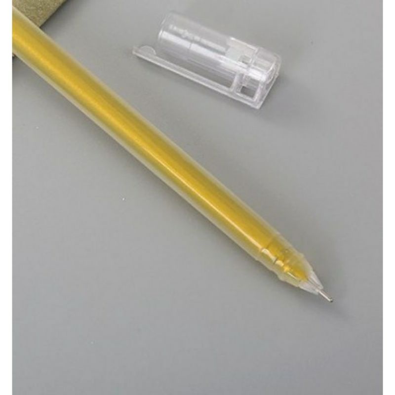 

Pulpen tinta warna gold dan putih //Highlighter pen emas//pena emas pena putih pena journaling