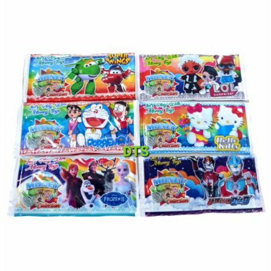 ( MONEY TOYS ) MAINAN UANG KERTAS ANAK MURAH BANYAK KARAKTER MONEY TOYS