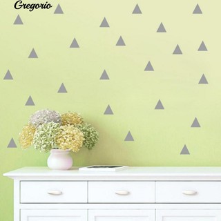 Gregorio 48 Pcs Set Segitiga Stiker Dinding DIY Decals Gregorio 48 Pcs Set Segitiga Stiker Dinding DIY Decals