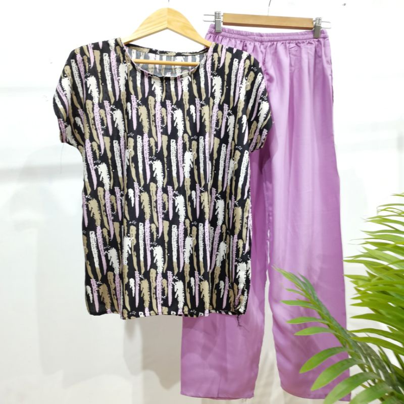 BABYDOLL RAYON PANJANG| BABYDOLL MURAH | BAJU RUMAHAN-Panjang 3