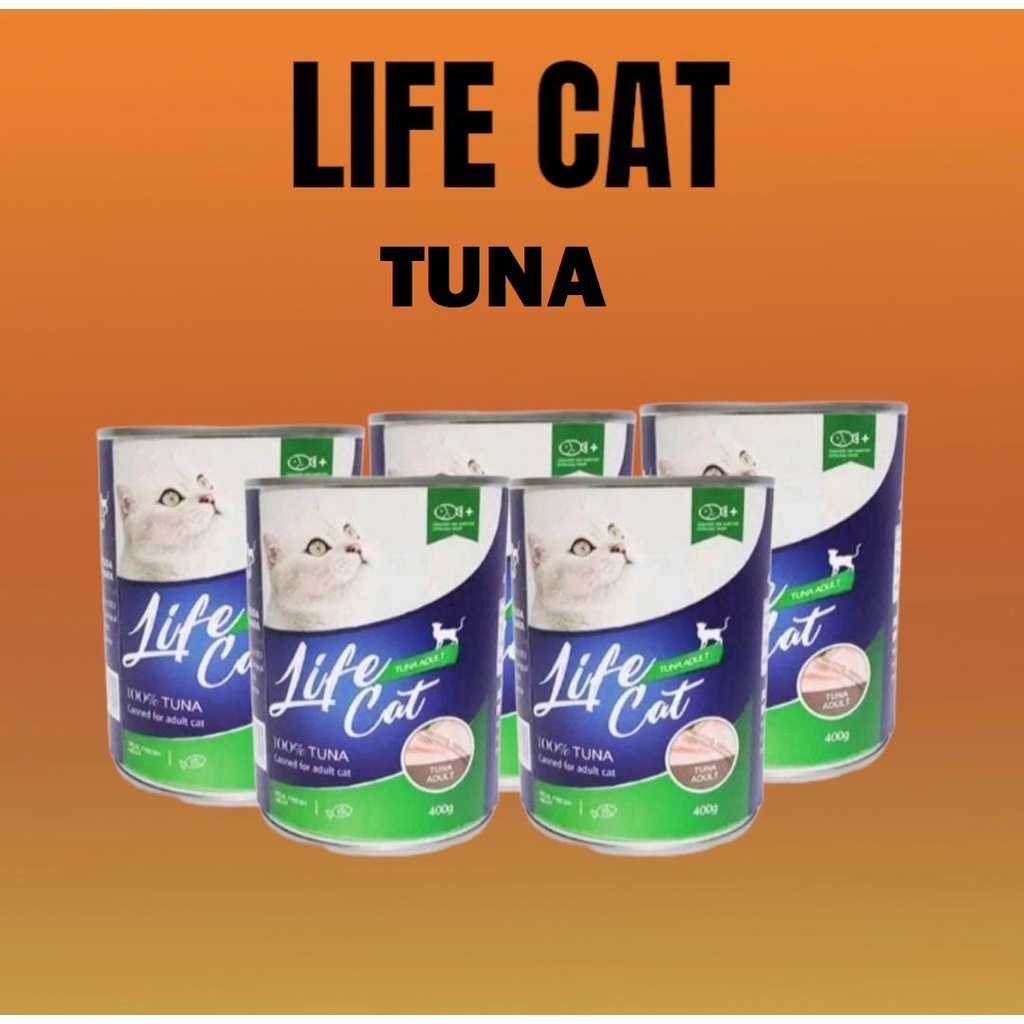 LIFE CAT MAKANAN KUCING BASAH KALENG/WET FOOD KITTEN/ADULT 400gr