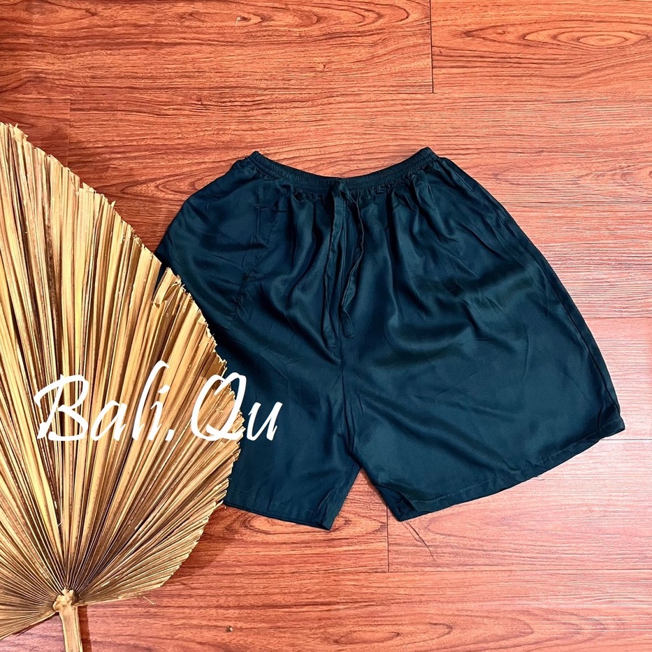 Celana Pendek Polos Jumbo Bali-DEEP TOSCA