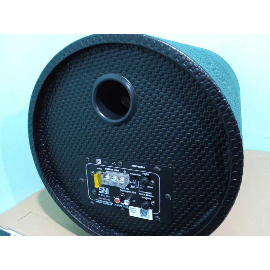 Speaker Mobil Bass Tube Subwoofer Audio Mobil HW100 Speaker Mobil Hollywood / Speaker Mobil Hollywood HW-100