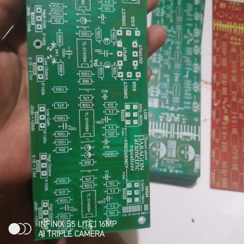 pcb aqualizer BELL original