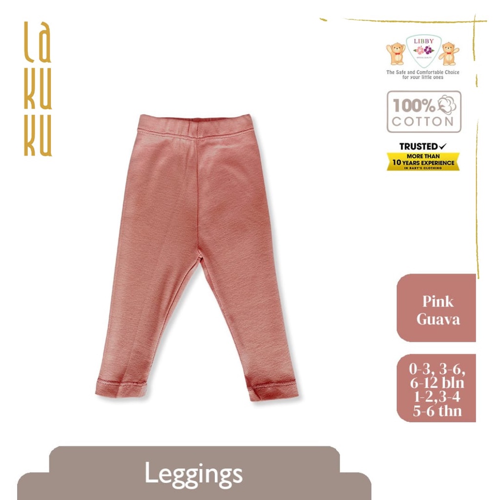 Lakuku - Libby Baby Celana Legging Bayi Anak seri Set A Unisex