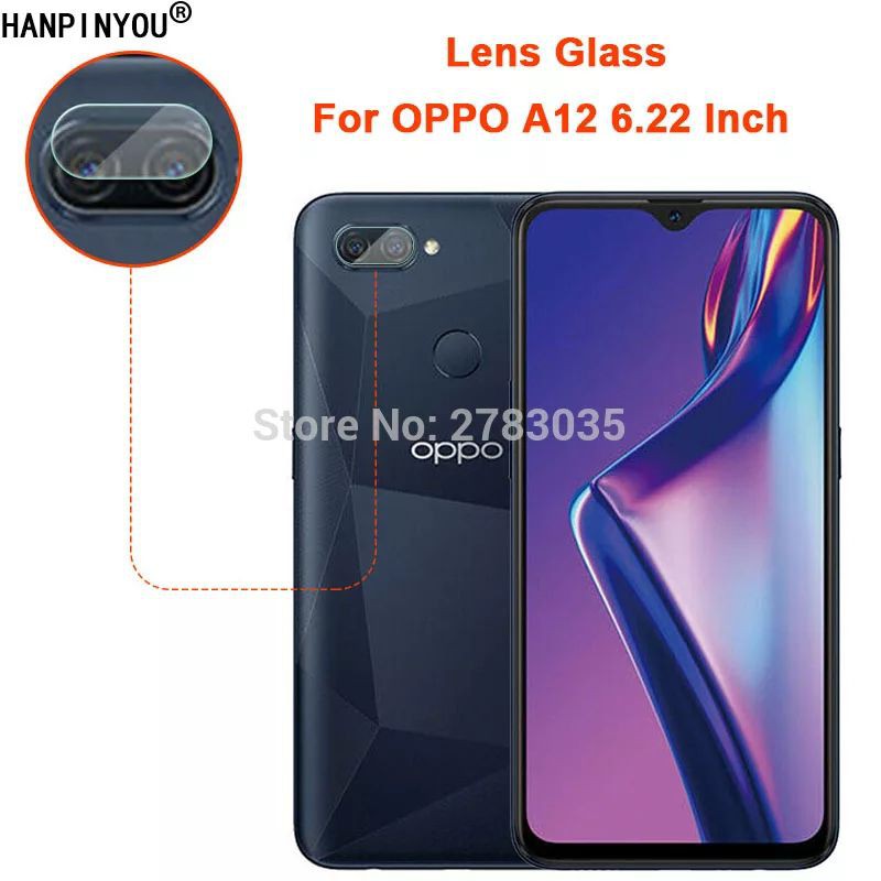 Tempered Glass Camera Oppo A12 - TG Anti Gores Kamera Belakang Oppo A12 Pelindung Lensa Premium