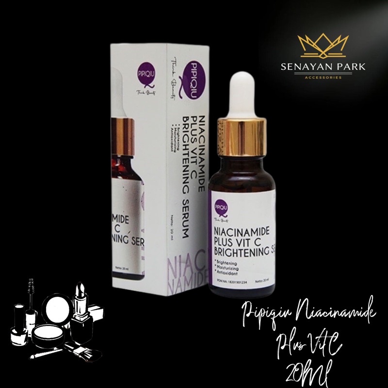 Serum Pencerah Wajah Vit C / Niacinamide Plus Vit C Pipiqiu Promo Sen