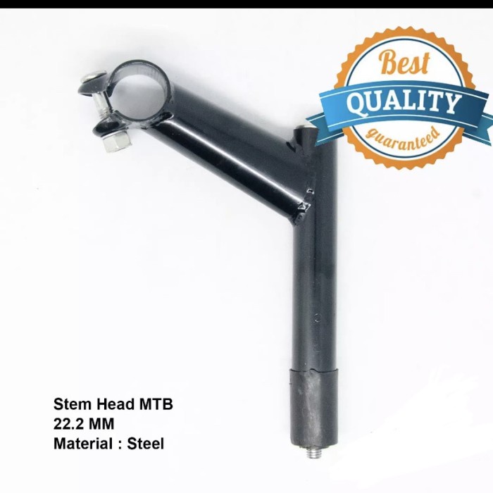 Tiang stir stem head Sepeda MTB steel 22,2mm