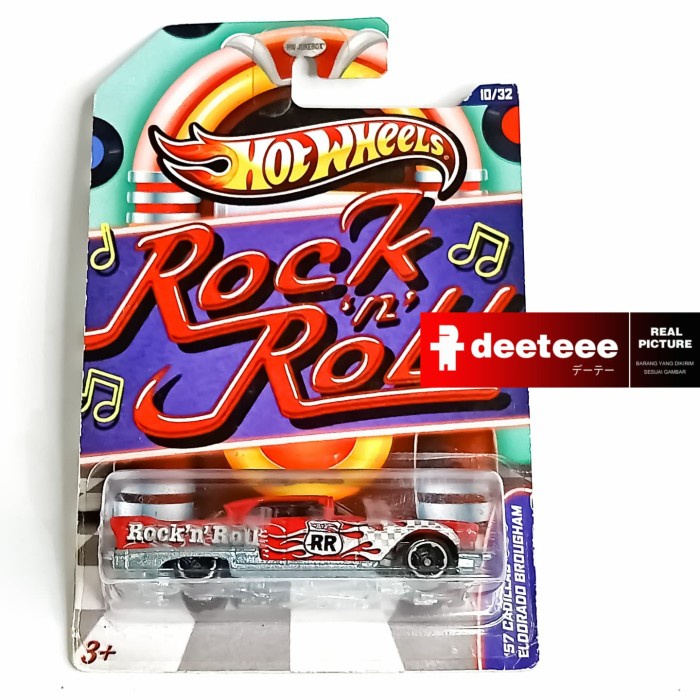 hot wheels diecast 57 CADILLAC ELDORADO BROUGHAM JUKEBOX BASE BESI