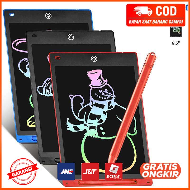 Papan Gambar Digital LCD Drawing Tablet Colorful 8.5 Inch RO85