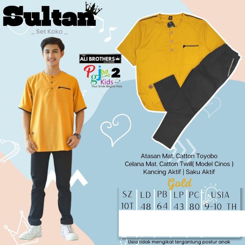 SULTAN Set Koko By PGJ Kids @AL